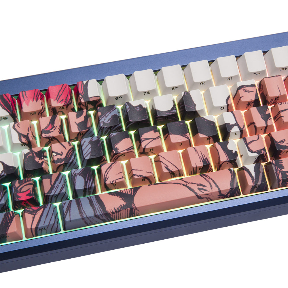 Higround SF x HG Summit 65 keyboard Akuma (Blue Gi)