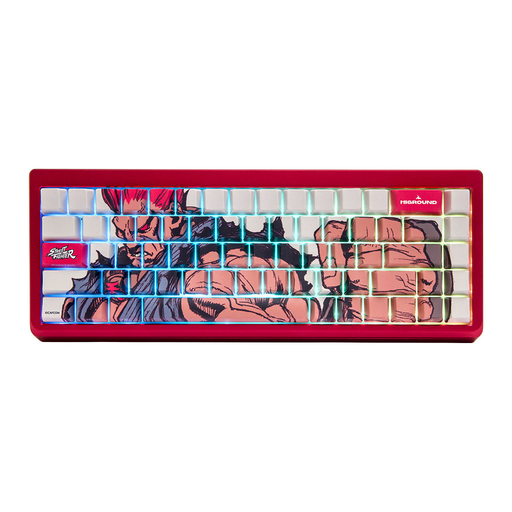 Higround SF x HG Summit 65 keyboard Akuma (Red Gi)