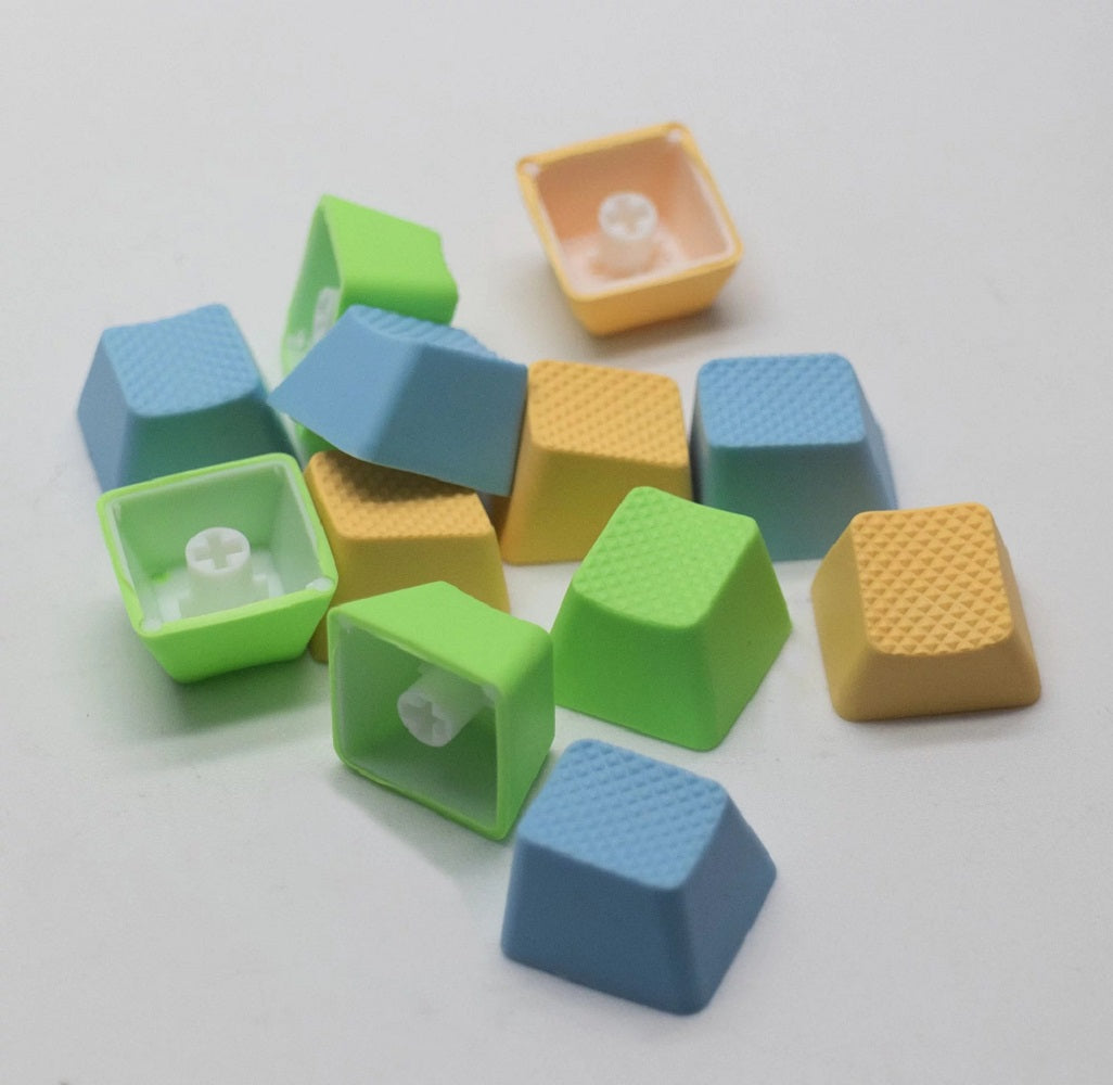 Tai-Hao Blank Rubber Gaming Keycaps-4 Keys (1u)