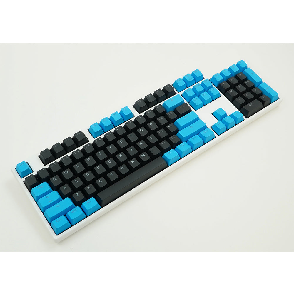 Tai-Hao Black / Blue PBT Double shot Backlit Keycap Set