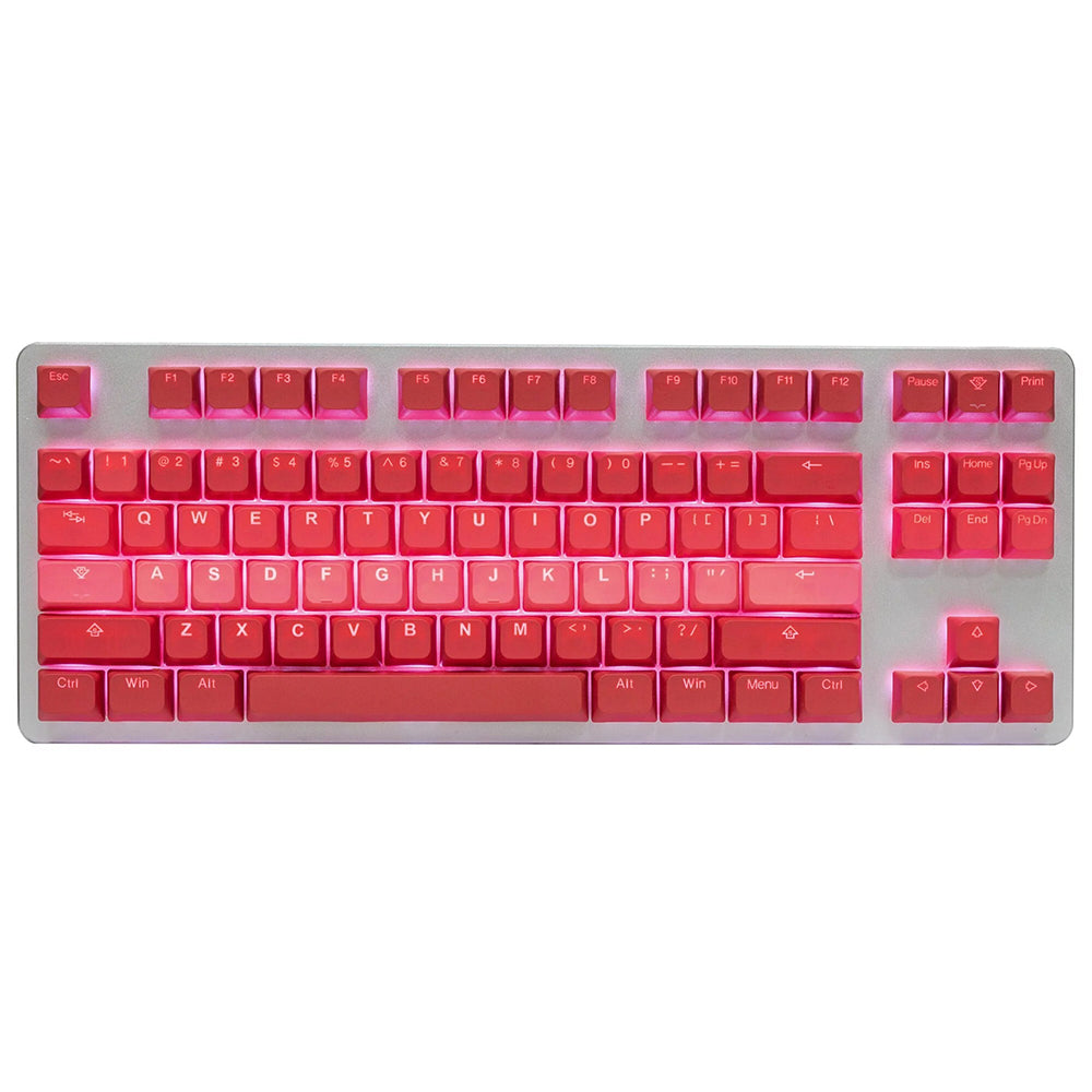 Tai-Hao BOBO Profile Backlit PBT Doubleshot Keycap Set Rosy Clouds