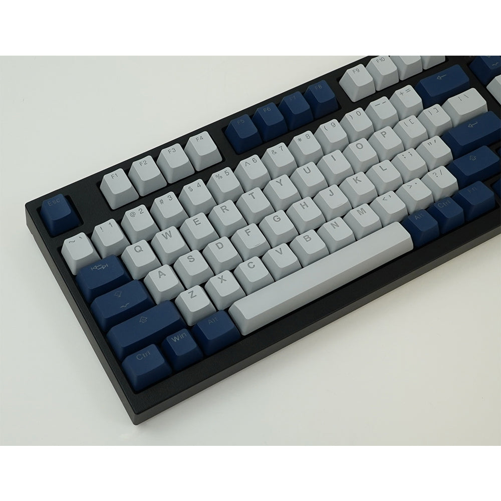 Tai-Hao Cool Gray / Navy blue PBT Double shot Backlit keycap set