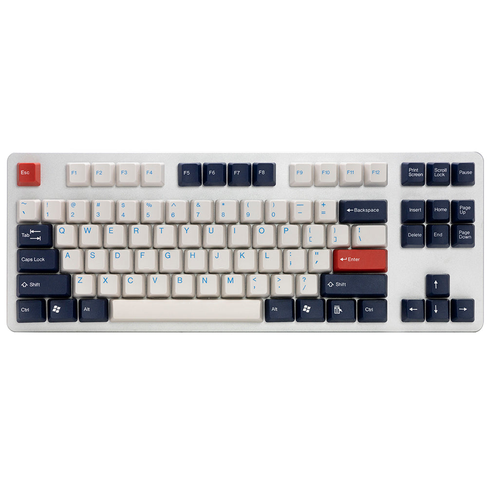 Tai-Hao England Blue ABS Double shot Keycap Set