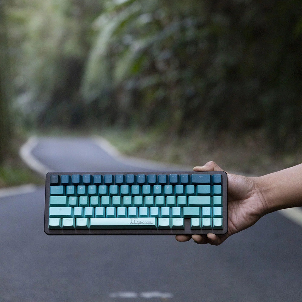 Tai-Hao Mykonos Backlit Cubic PBT Double shot Keycap Set