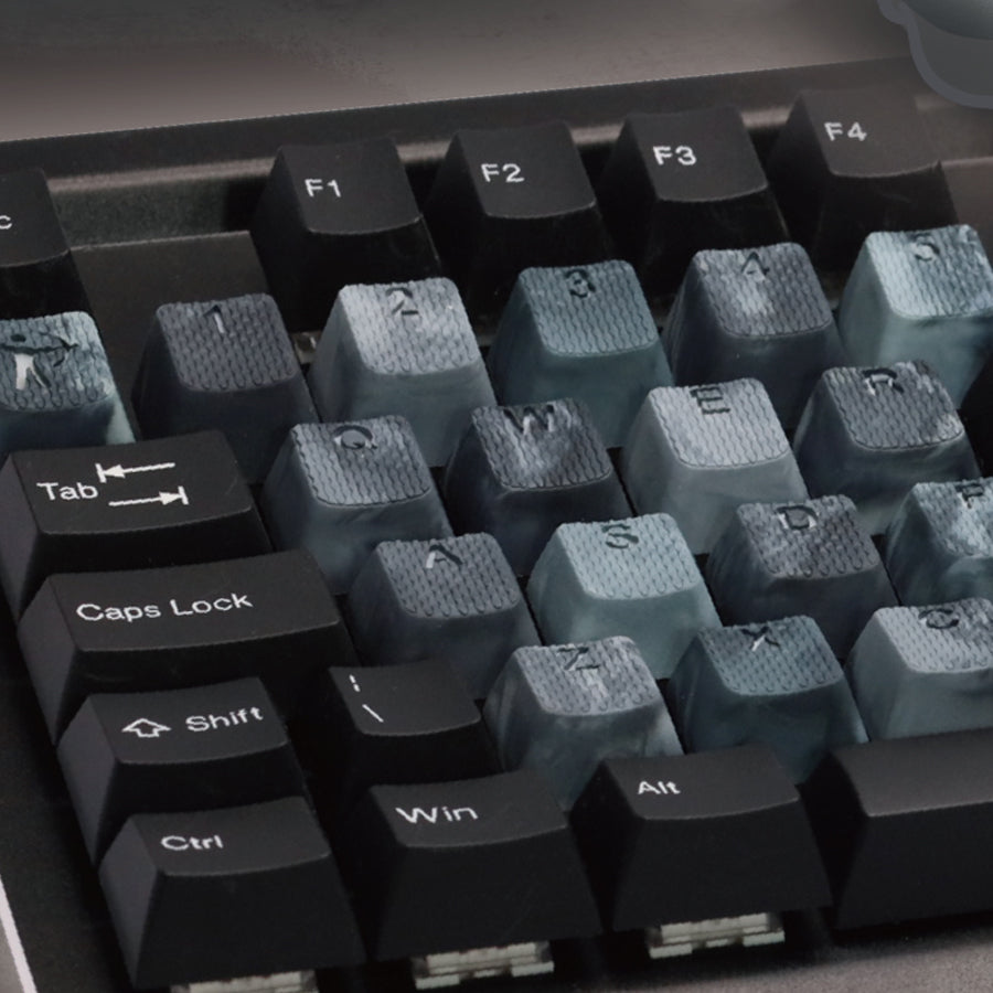 Tai-Hao Rubberized Gaming Keycap Mark II - 23keys BYAKKO (Marble)