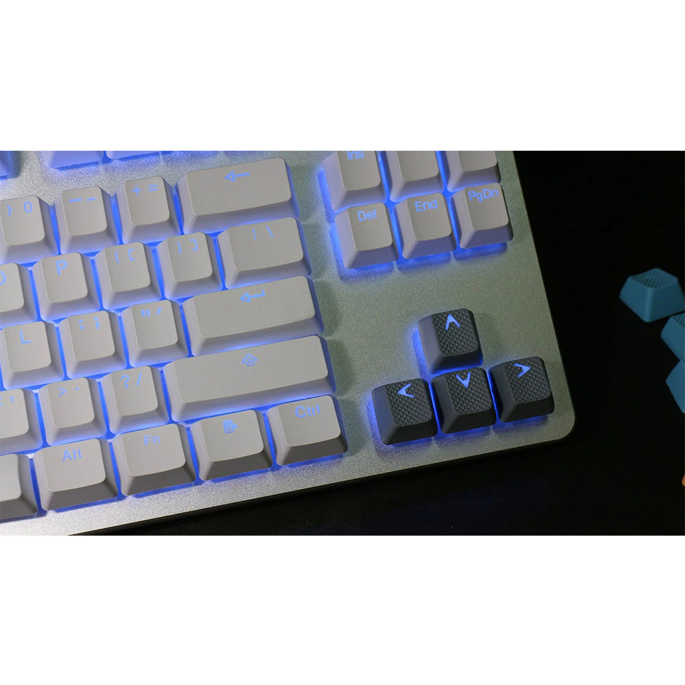 Tai-Hao Rubber Gaming Backlit Keycaps-18 keys/8 keys Gray