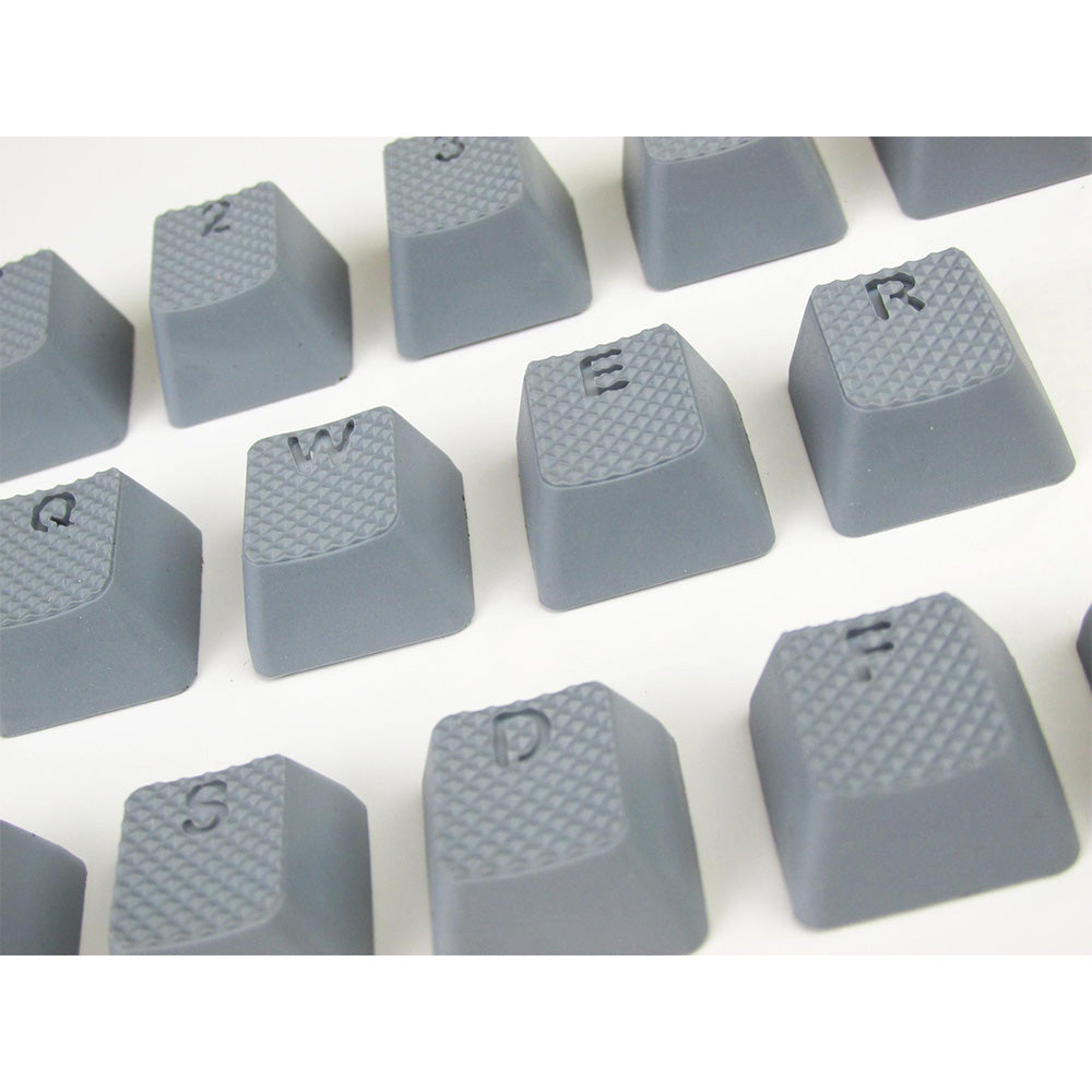 Tai-Hao Rubber Gaming Backlit Keycaps-18 keys/8 keys Gray