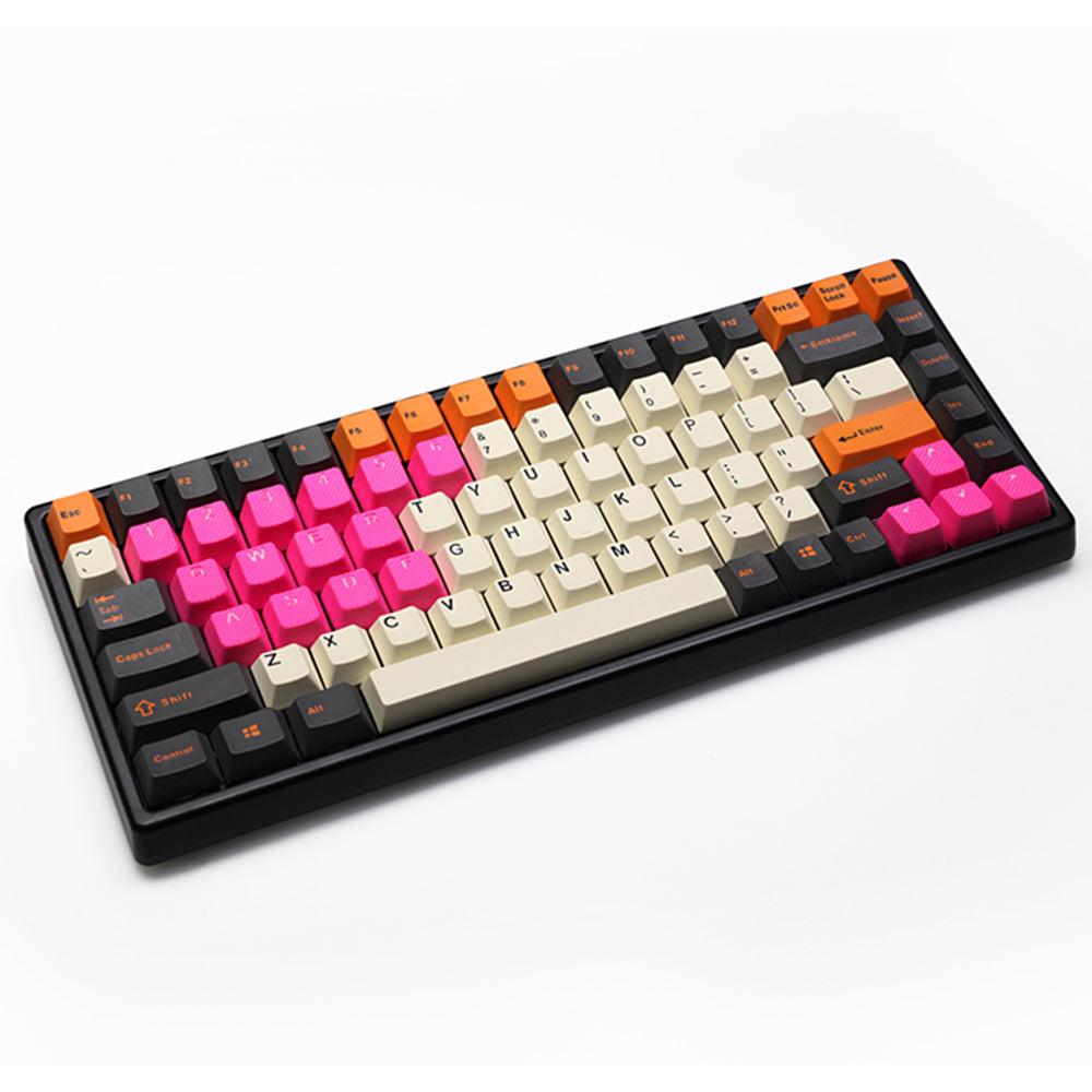 Tai-Hao Rubber Gaming Backlit Keycaps-18 keys/8 keys Neon Pink