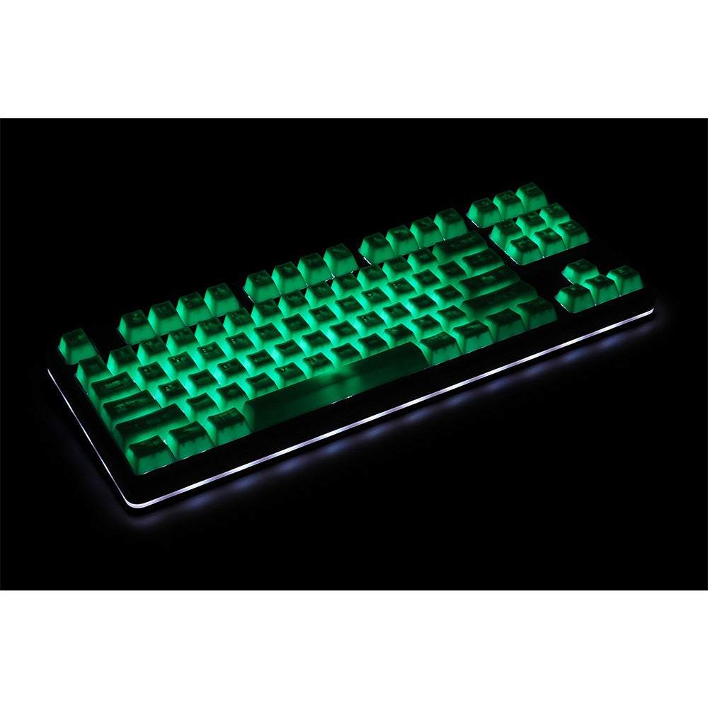 Tai-Hao The Haunted keycaps - Slime Sprout Translucent Cubic ABS Double shot Keycap Set