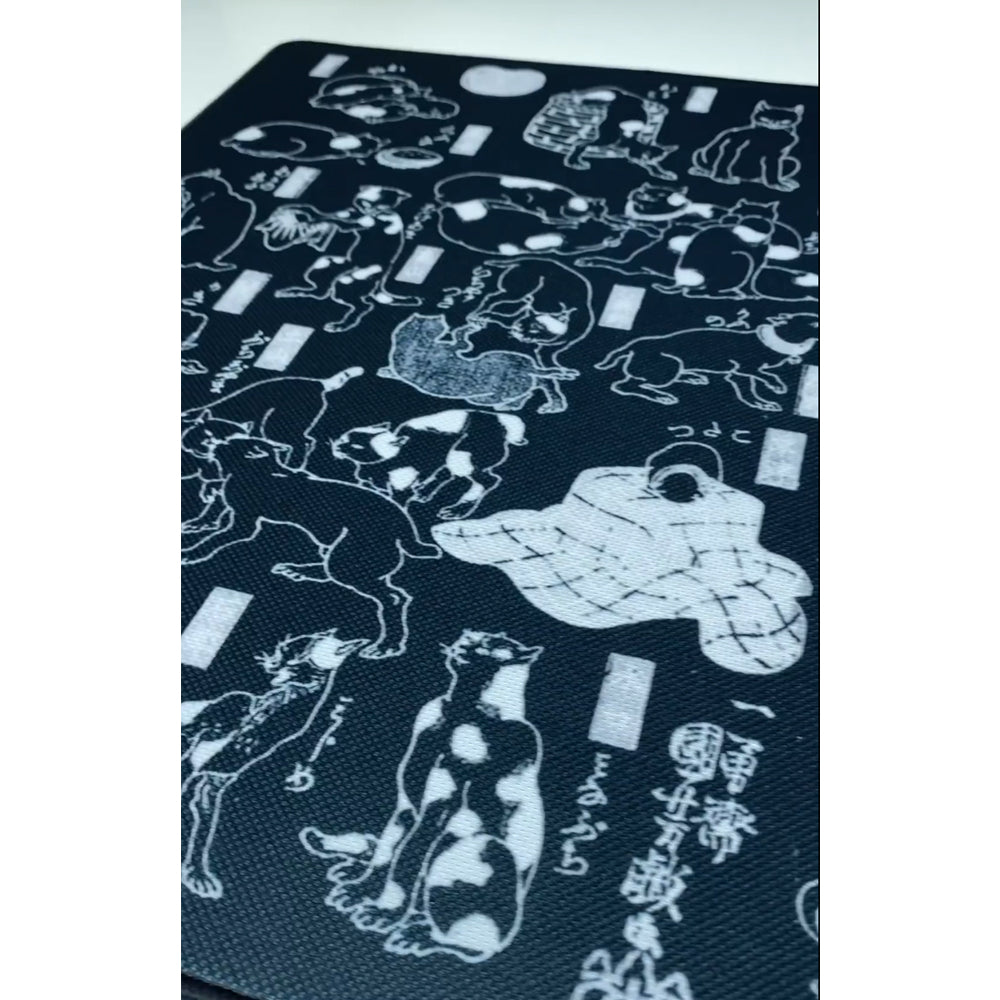 The mousepad company Mousepad DuraGlyde Artist Series Cats by Kuniyoshi (Night)