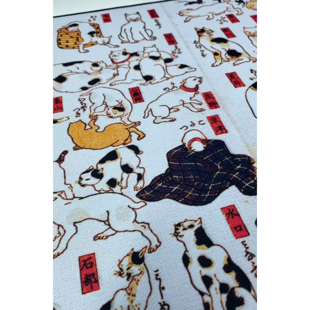 The mousepad company Mousepad DuraGlyde Artist Series Cats by Kuniyoshi
