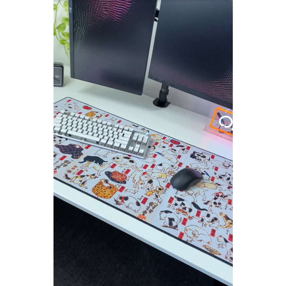 The mousepad company Mousepad DuraGlyde Artist Series Cats by Kuniyoshi