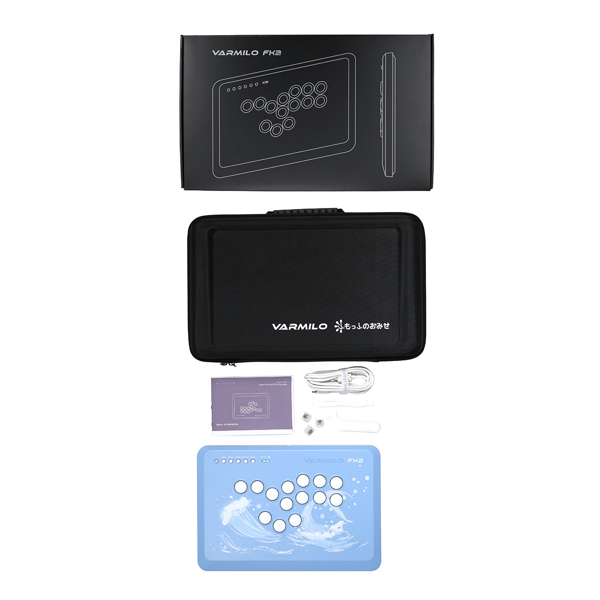 VARMILO FK2 Sea Melody Leverless Arcade Controller for Fighting Games