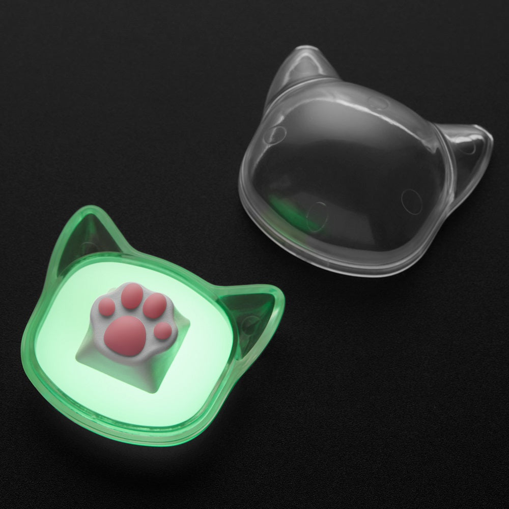 Varmilo ZOMO Kitty Paw White Pink Key Cap for Cherry MX Switches