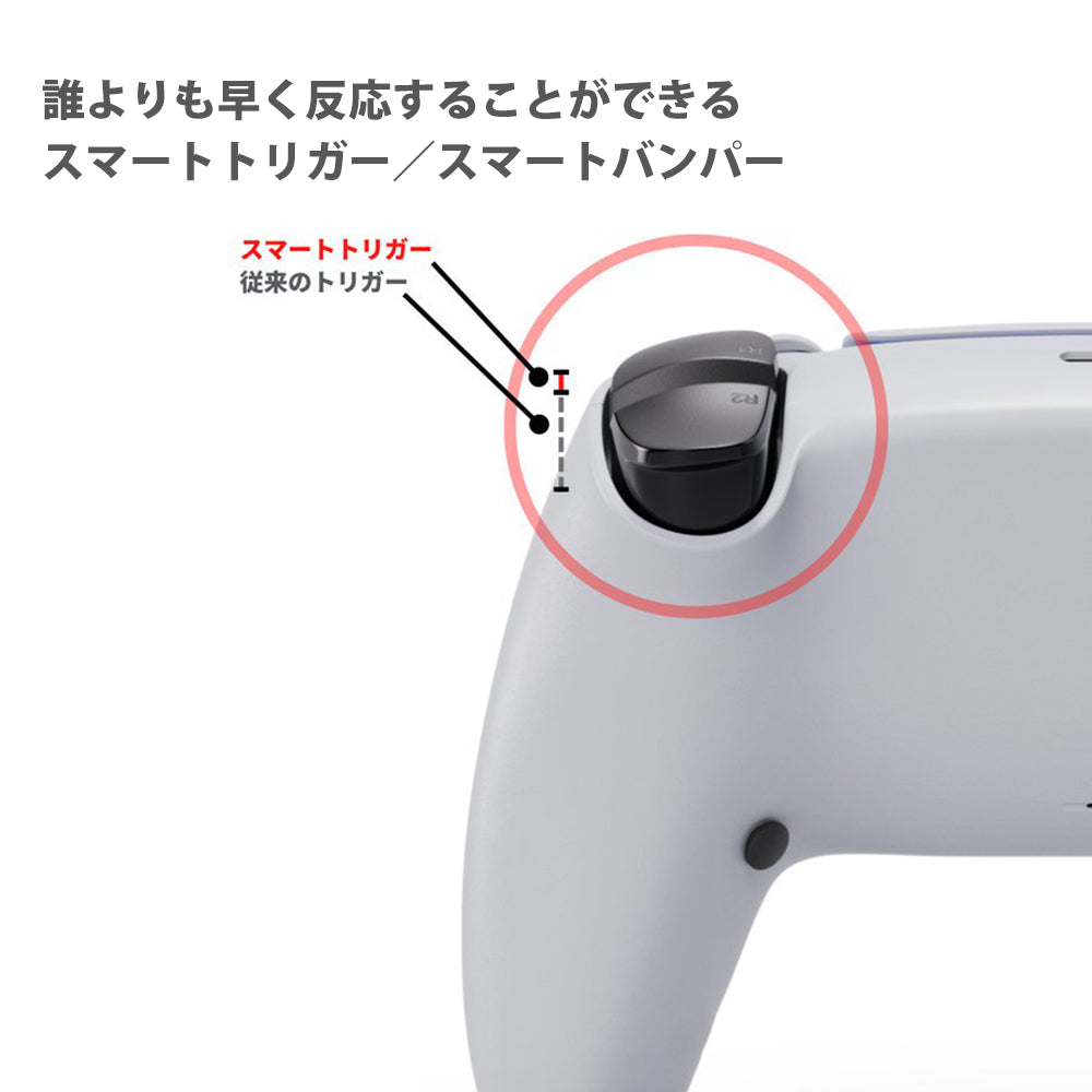 Void Gaming FPS Recommended Custom Controller, Void Button Type, for PS5 | PC, Midnight Black