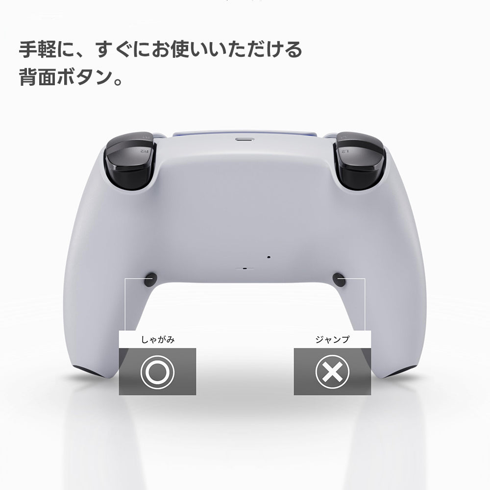 Void Gaming Starter Custom Controller, Void Button Type, for PS5 | PC, White