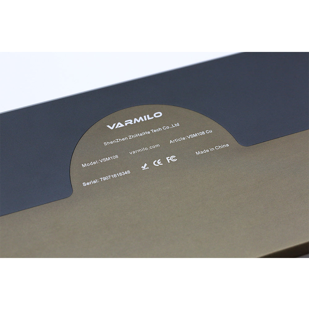 Varmilo 108 Sword2 ANSI Keyboard flying tiger