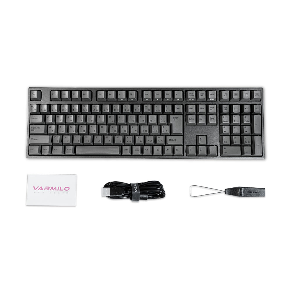 Varmilo 113 Ink: Charcoal JIS Keyboard V2
