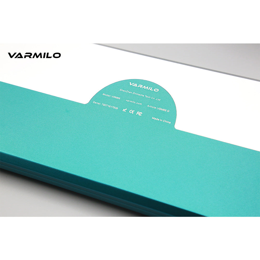 Varmilo 68 Sword2 ANSI Keyboard Twilight Green
