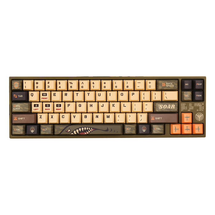 VARMILO レトロ US配列 Varmilo(アミロ) Warrior Soar 68キー US配列キーボード Fnキーレス