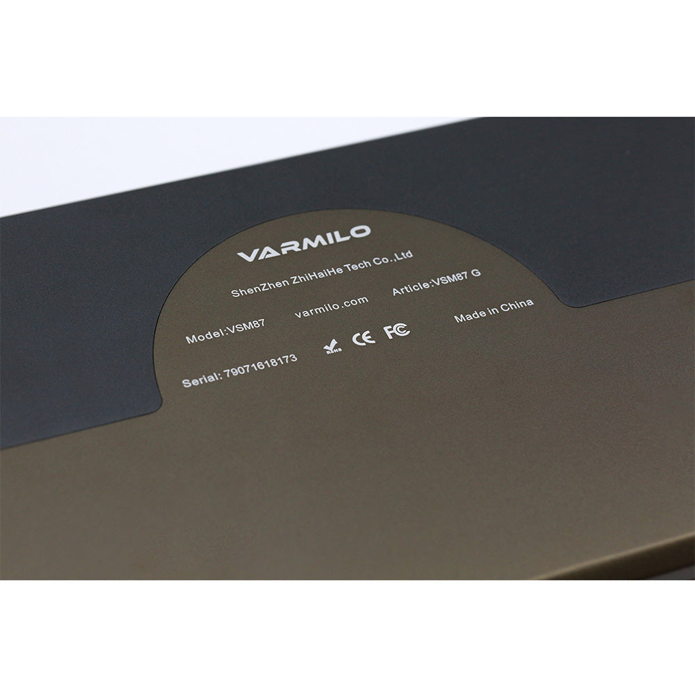 Varmilo 87 Sword2 ANSI Keyboard flying tiger