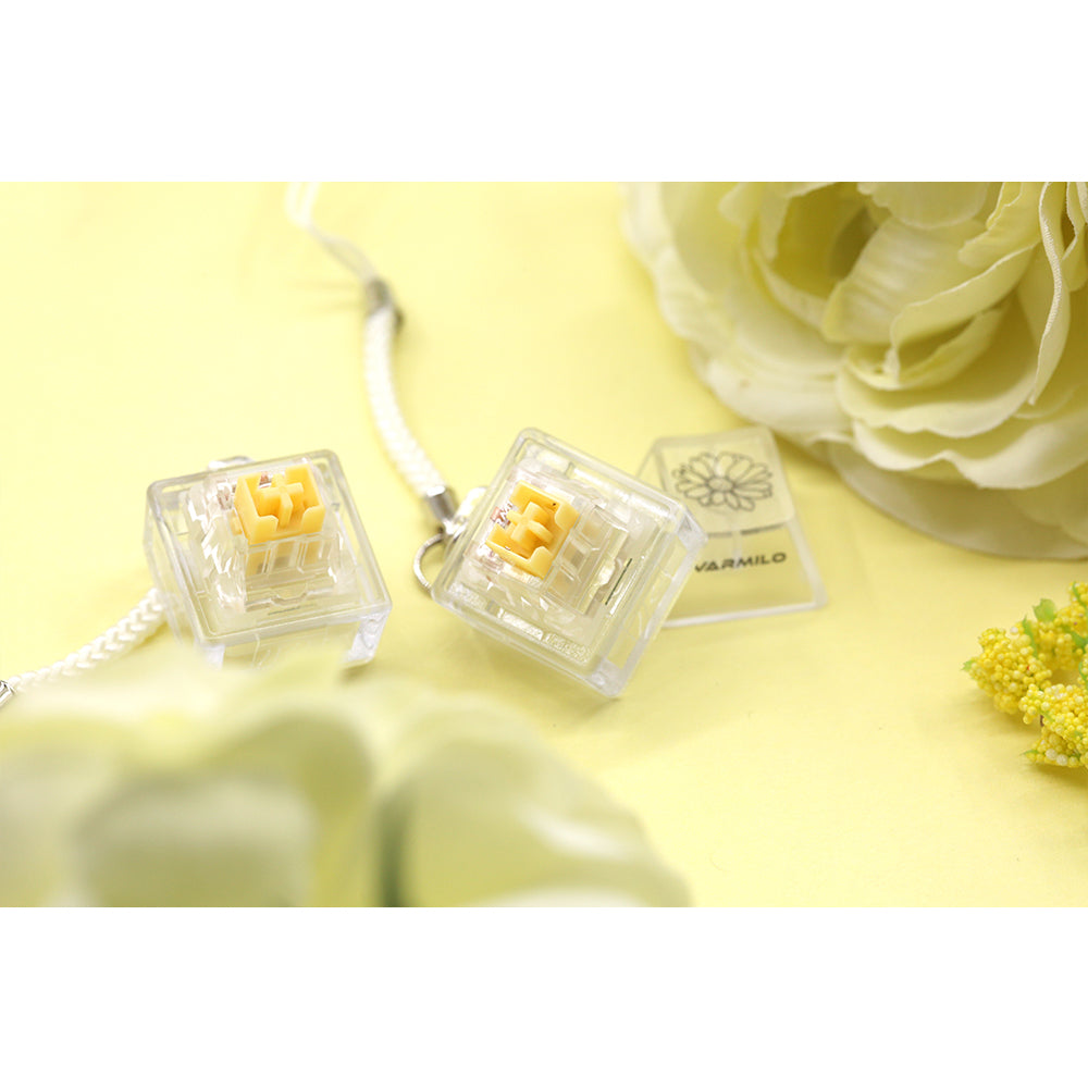 Varmilo EC Daisy Yellow Keychain