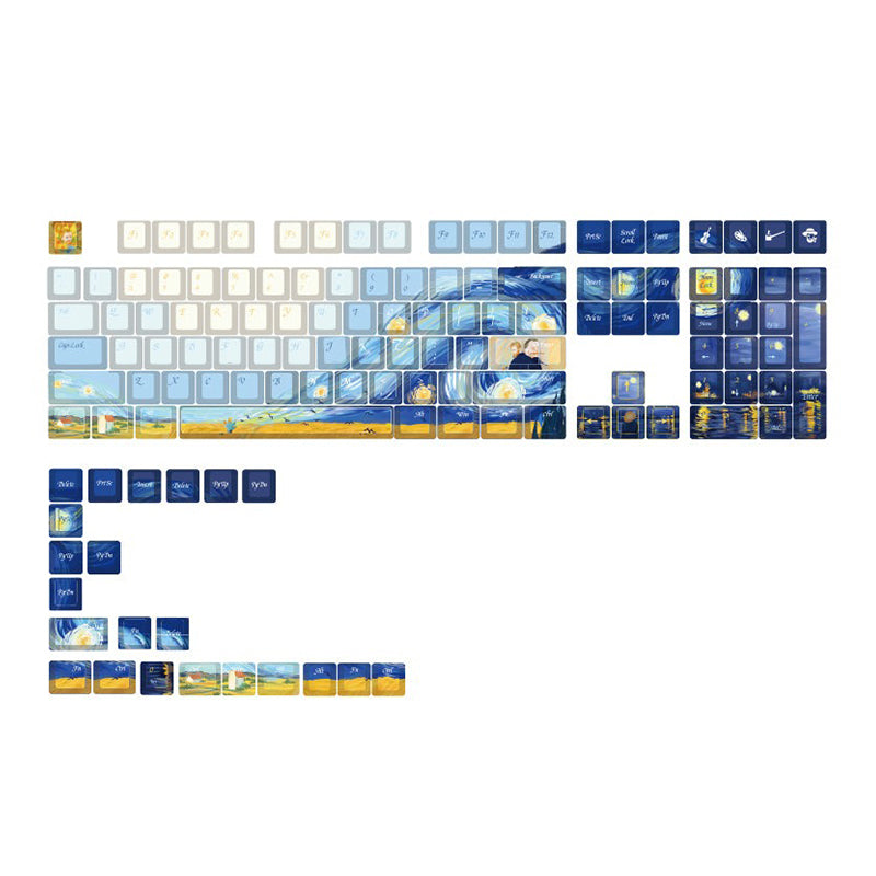 Varmilo Van Gogh Keycap Set 130 keys