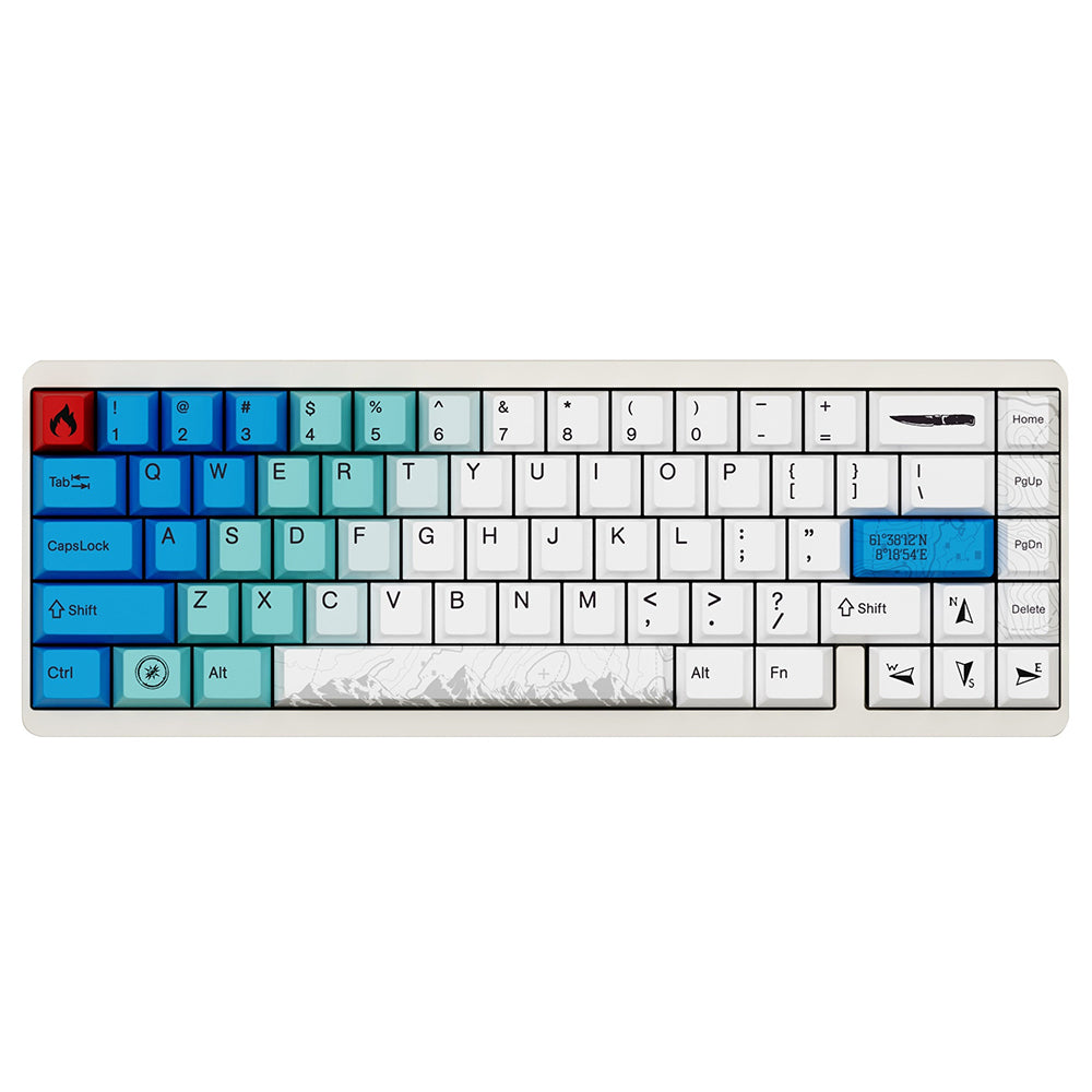 Varmilo Muse 65 Magnet Switch Wired Hot-Swap RGB 67 Keys Metal Gaming Mechanical Keyboard Summit
