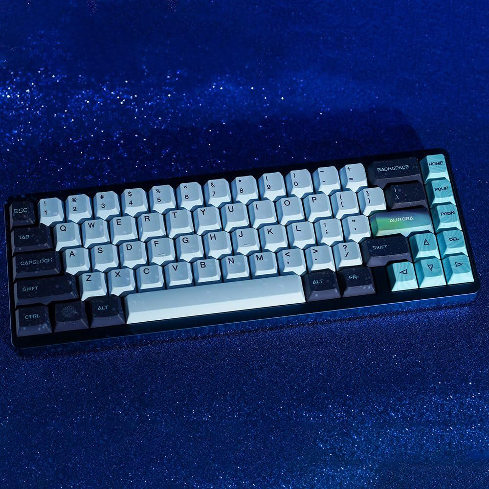 Varmilo Muse 65 Magnet Switch Wired Hot-Swap RGB 67 Keys Metal Gaming Mechanical Keyboard Aurora
