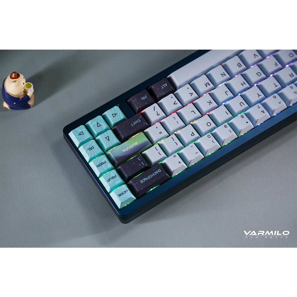 Varmilo Muse 65 Magnet Switch Wired Hot-Swap RGB 67 Keys Metal Gaming Mechanical Keyboard Aurora