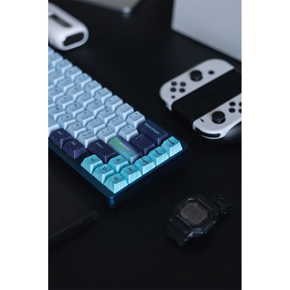 Varmilo Muse 65 Magnet Switch Wired Hot-Swap RGB 67 Keys Metal Gaming Mechanical Keyboard Aurora