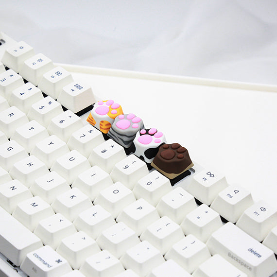 ZOMO PLUS ABS Kitty Paw Keycap Cow Cat for Cherry MX Switches