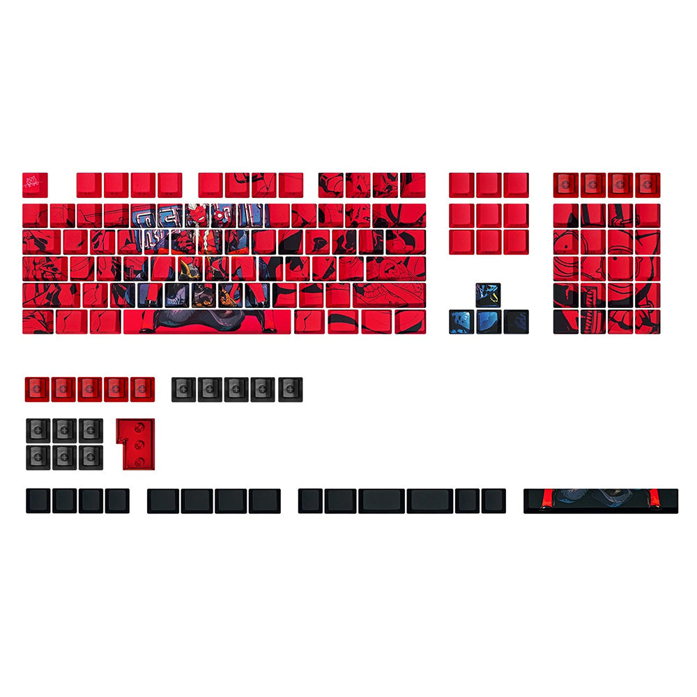 X-raypad x TERU Keycaps RedTail