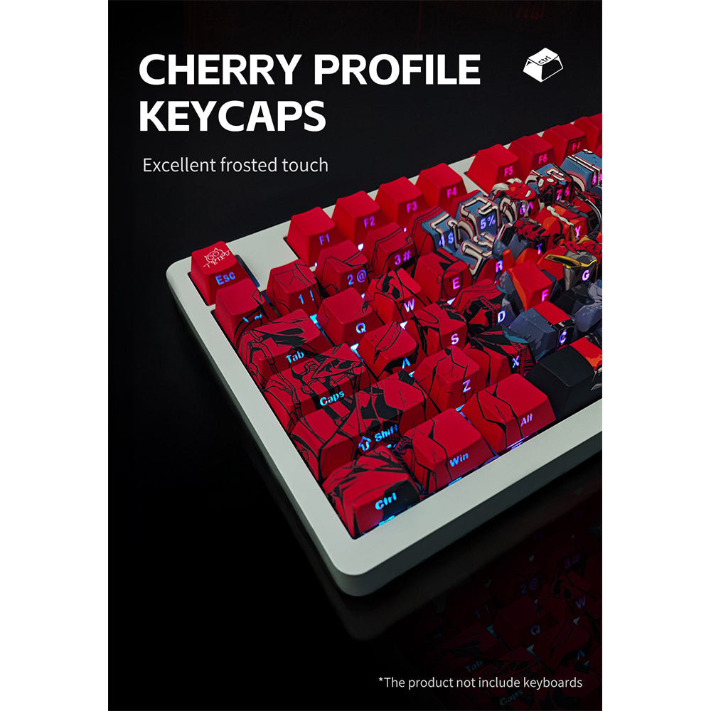 X-raypad x TERU Keycaps RedTail