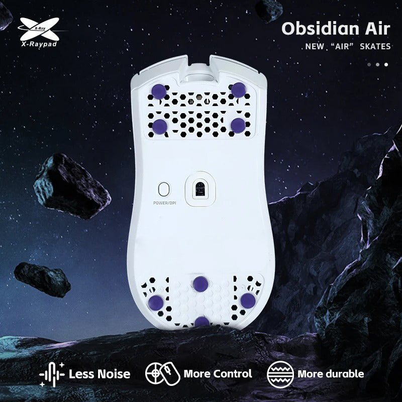 X-raypad Obsidian Air PTFE Universal Dot Mouse Skates (40-Pack)