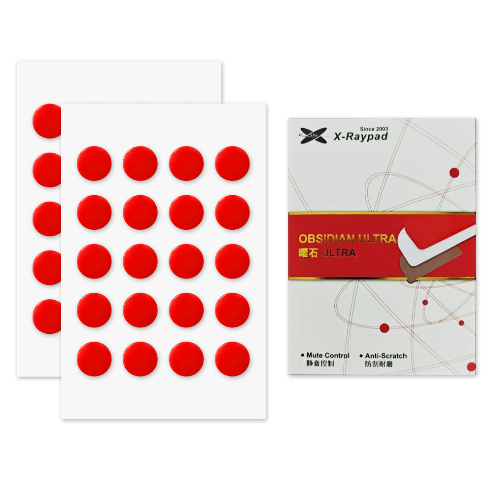 X-raypad Obsidian Ultra Masterful Control Mouse Skates Universal 0.85mm PTFE Dots 40個入り