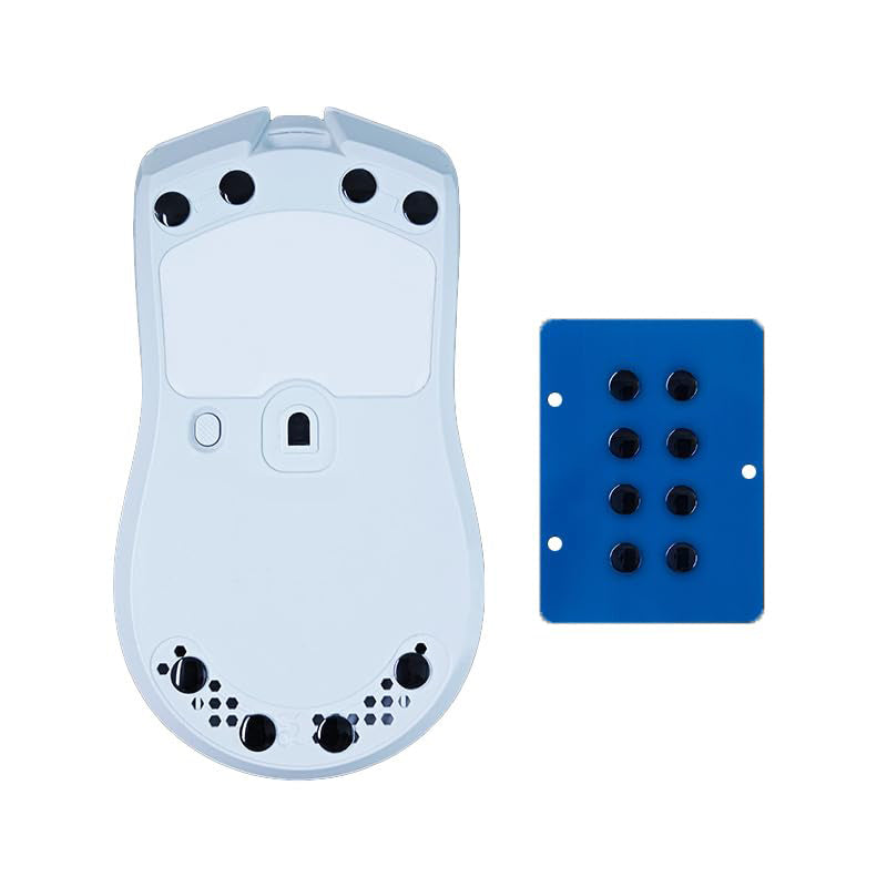 X-raypad Meteorite Glass Mouse Skates Universal DIY Dots Black 8個入り