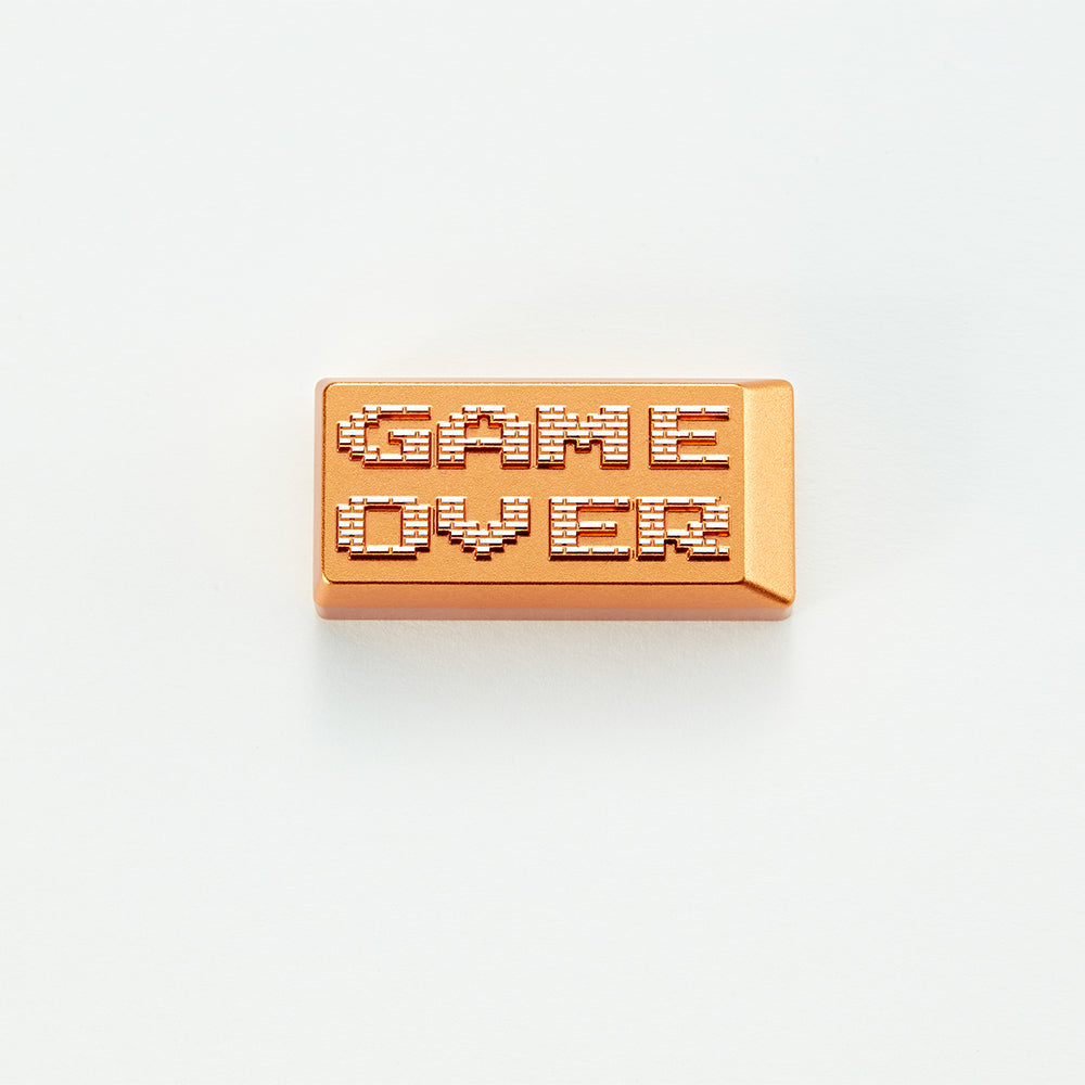 ZOMO PLUS GAME OVER ALUMINUM ARTISAN KEYCAP