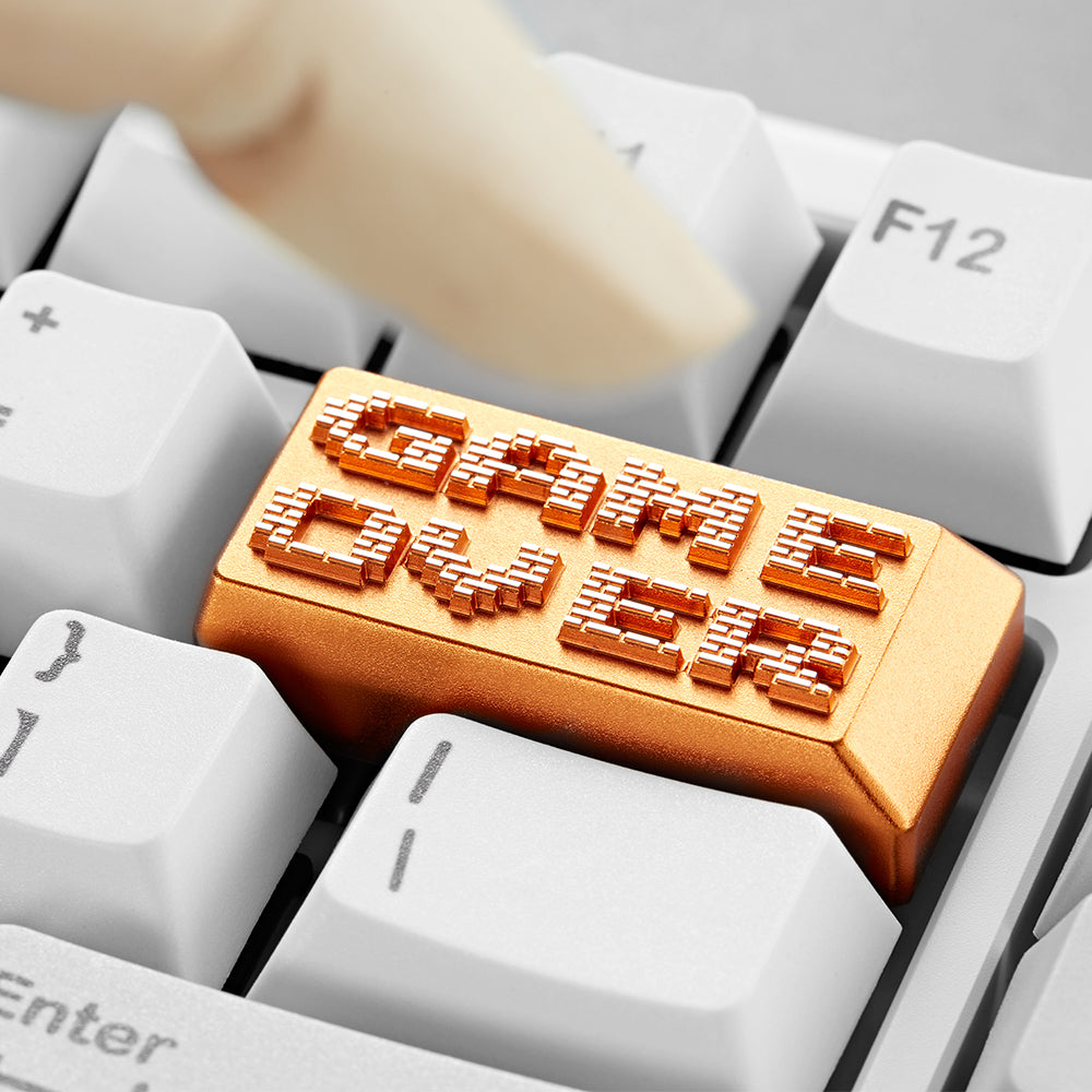 ZOMO PLUS GAME OVER ALUMINUM ARTISAN KEYCAP