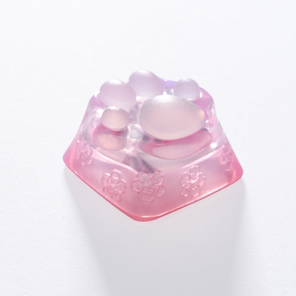 ZOMO PLUS 3D Printed Kitty Paw Keycap Sakura for Cherry MX Switches