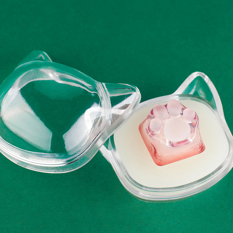 ZOMO PLUS 3D Printed Kitty Paw Keycap Snowflake Red for Cherry MX Switches