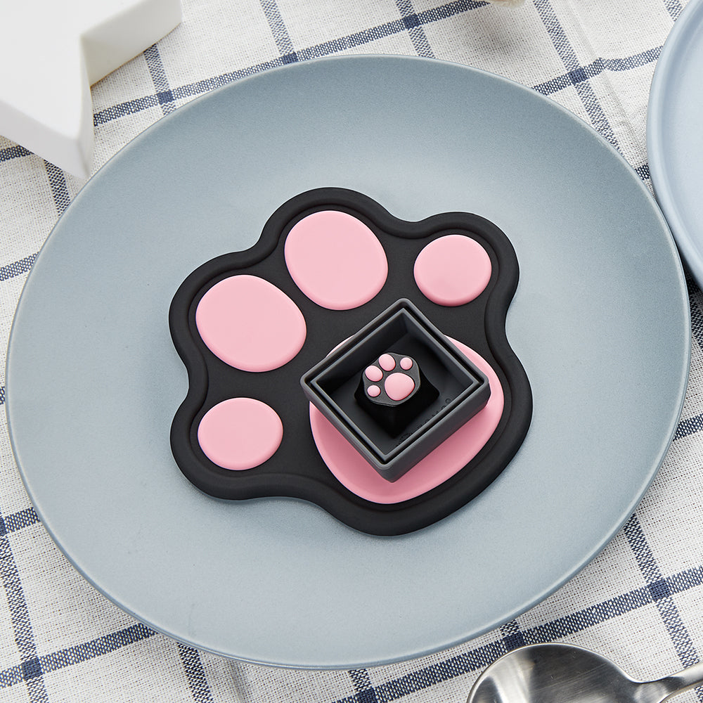 ZOMO PLUS Cat Paw Coaster Black Pink