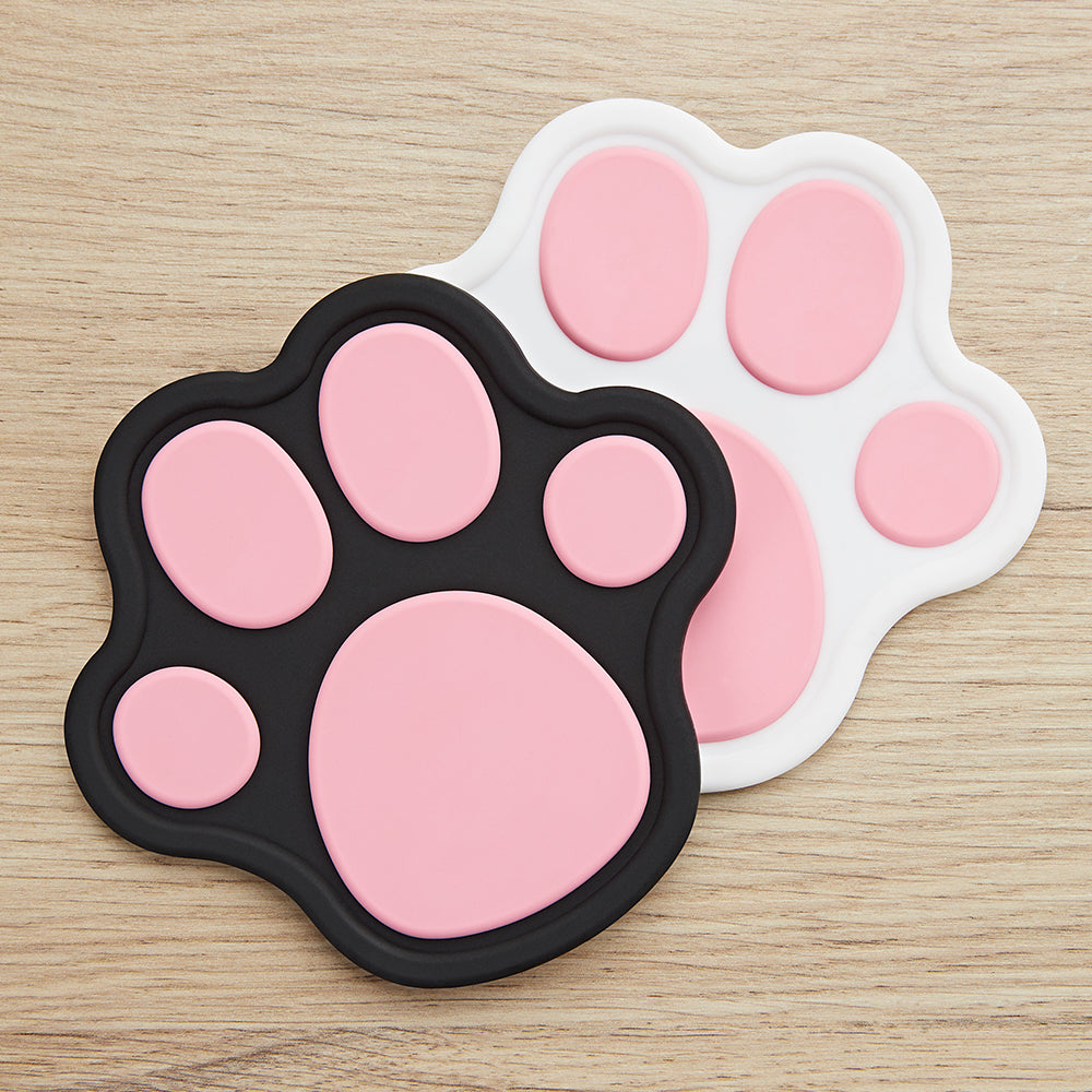 ZOMO PLUS Cat Paw Coaster White Pink