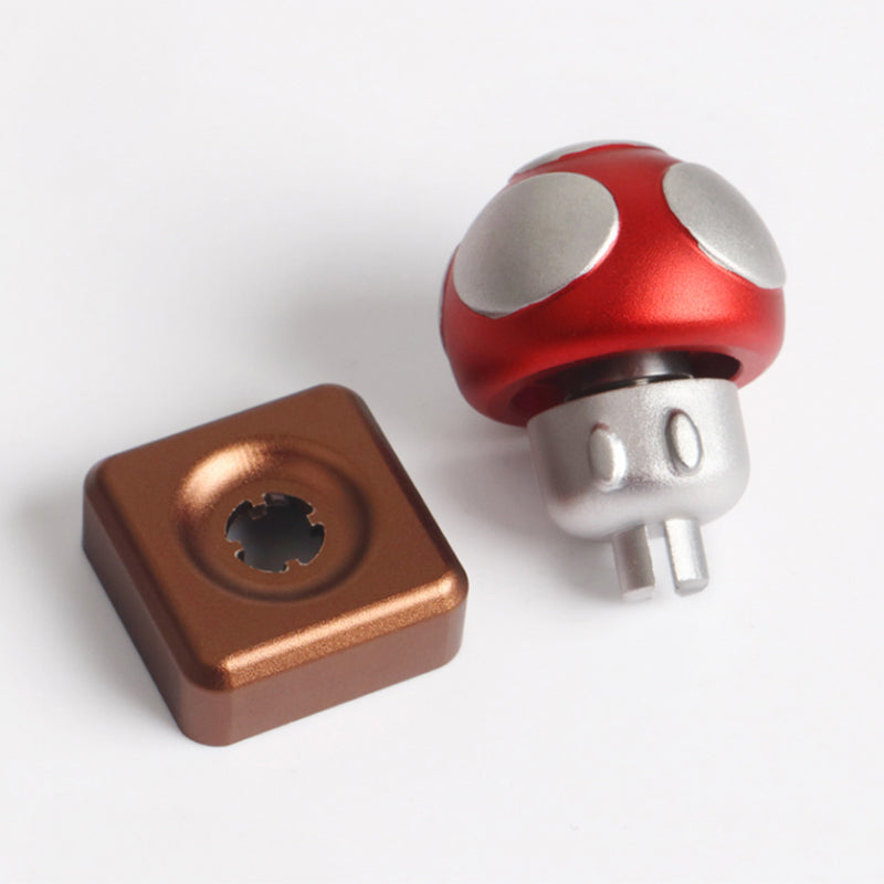 HolyOOPS x ZOMOPLUS Rotatable Mushroom Aluminum Keycap