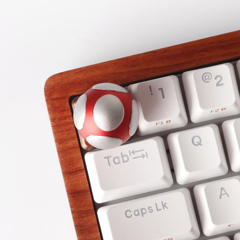HolyOOPS x ZOMOPLUS Rotatable Mushroom Aluminum Keycap