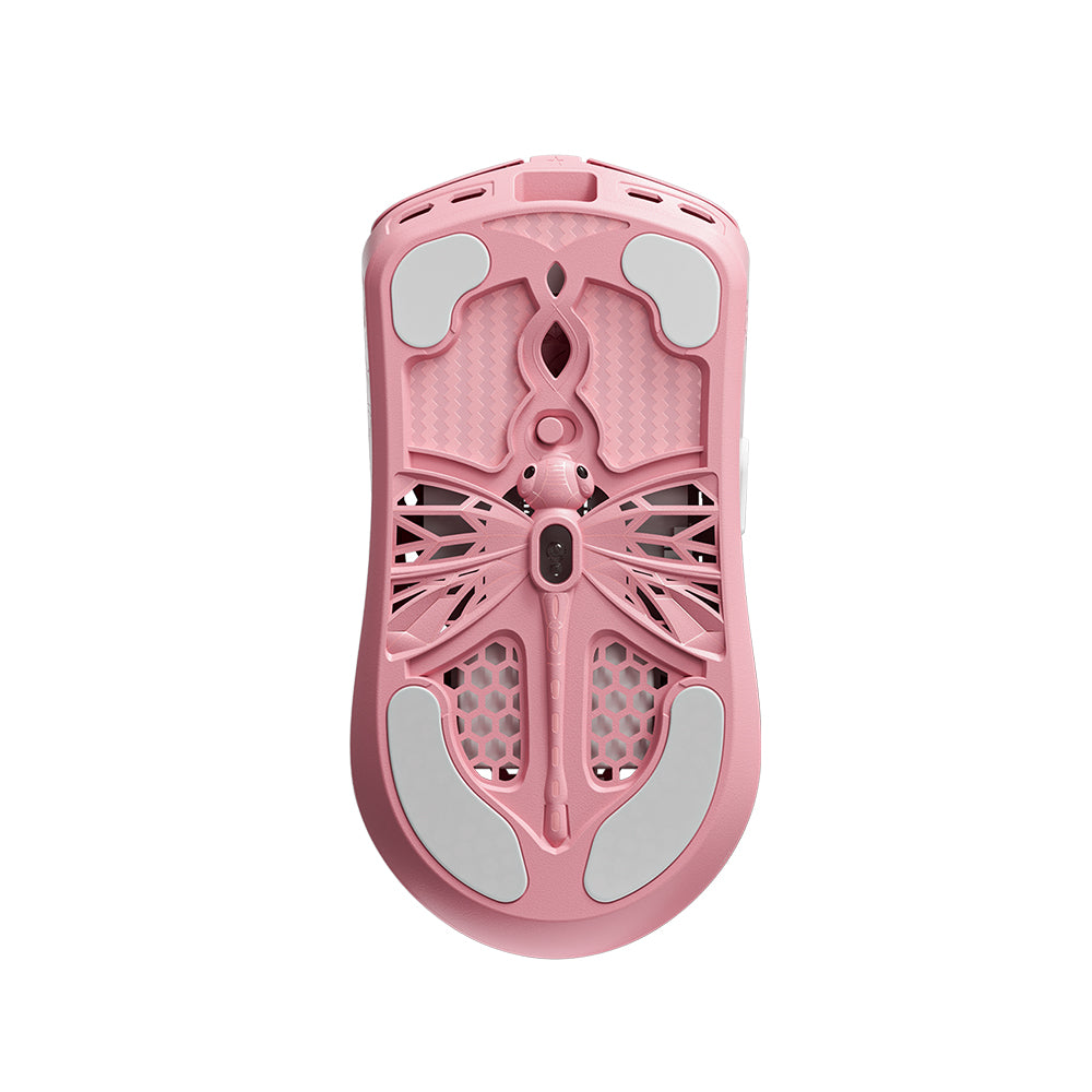 Arbiter Studio AKITSU MEDIUM 40g Carbon Fiber 8K Wireless Gaming Mouse Pink - Founders Edition