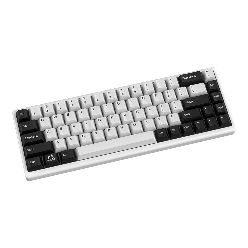 Arbiter Studio TENKO Polar 65 + HE Magnetic Gaming Keyboard White Panda
