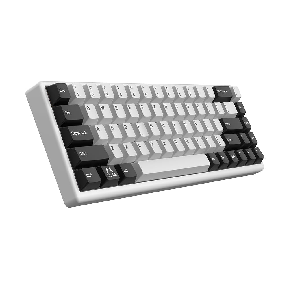 Arbiter Studio TENKO Polar 65 + HE Magnetic Gaming Keyboard White Panda