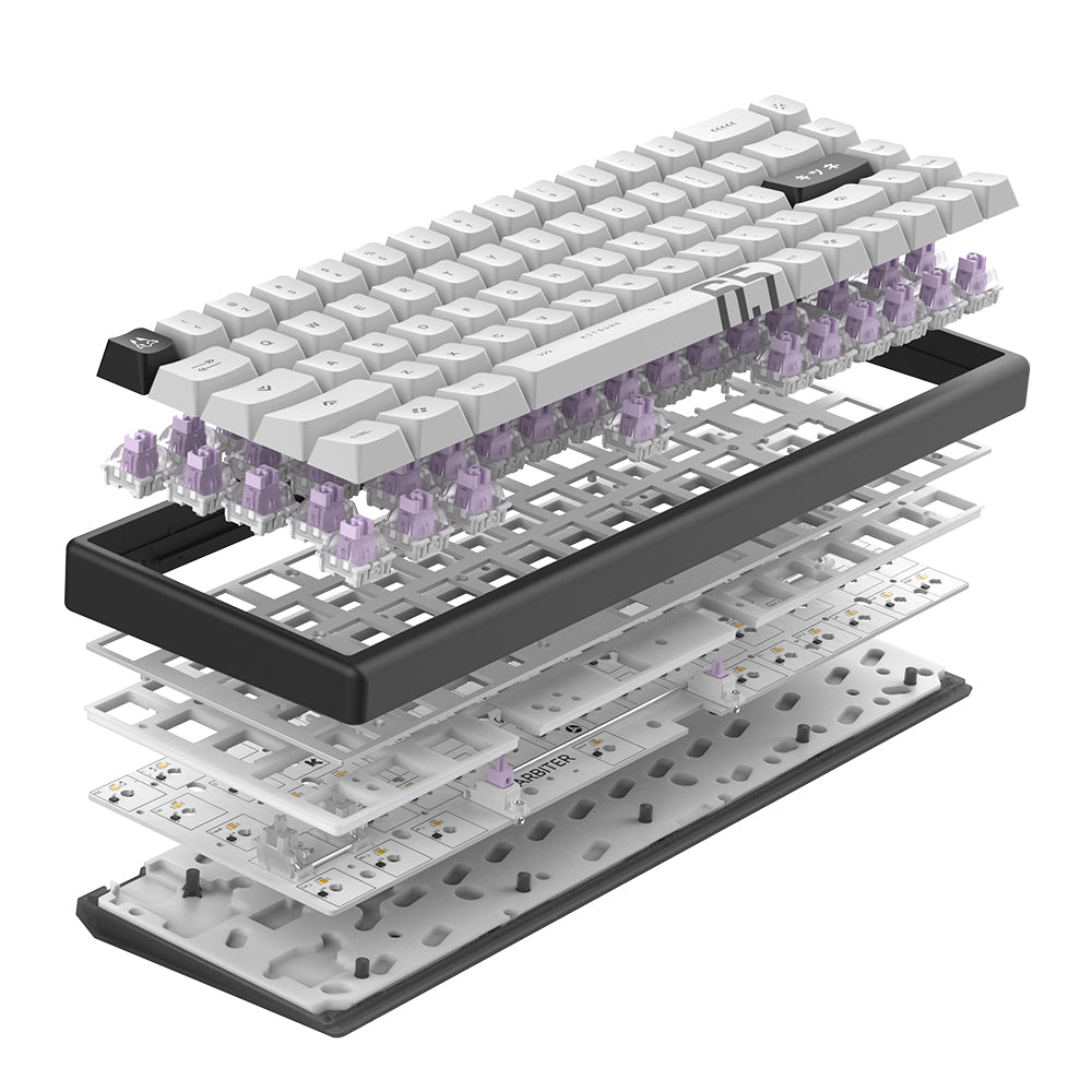 Arbiter Studio Polar 65 Pro Keyboard Kitsune Black frame