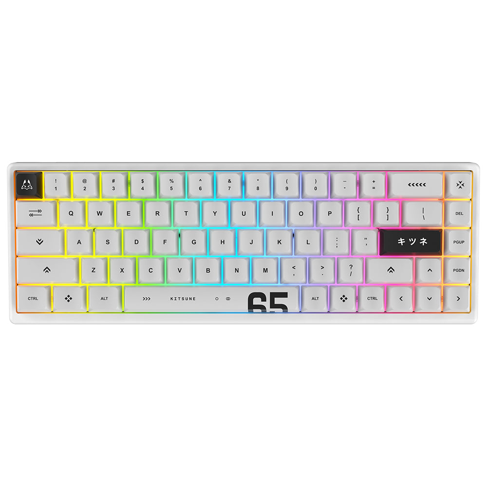 Arbiter Studio Polar 65 Pro Keyboard Kitsune White Frame